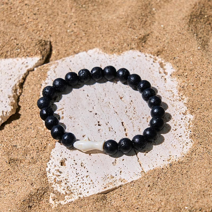 Pulsera de la sabiduría del tiburón con piedra de ágata natural de Buddha Stones Stones - image 16