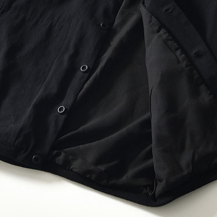 Camisa de algodón con botones y bolsillos para hombre, de manga larga, color liso, con estampado de Buddha Stones. - image 12