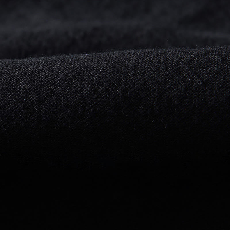 Camisa de algodón ramio para hombre con botones, manga larga y bolsillos, con estampado de Buddha Stones caídas. - image 9