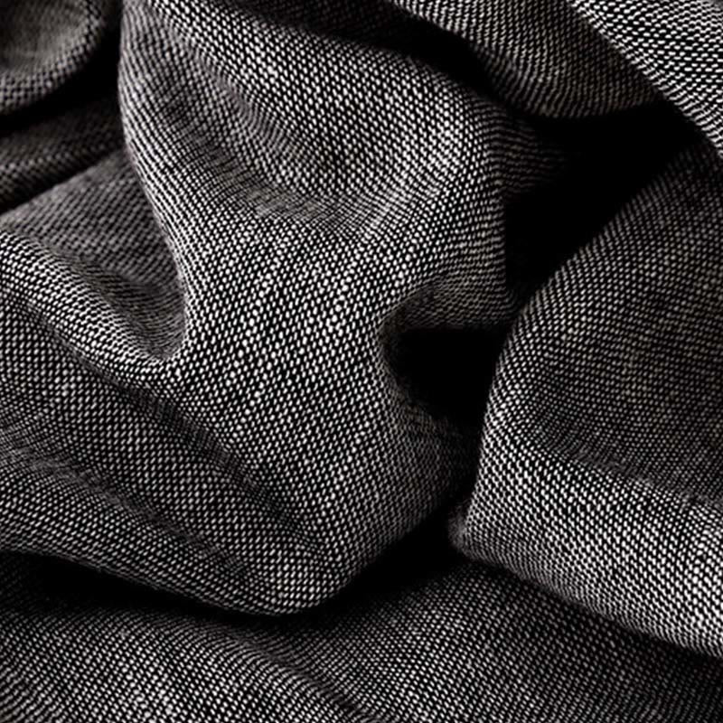 Pantalones anchos de poliéster con bolsillos para mujer, con textura informal de Buddha Stones - image 5