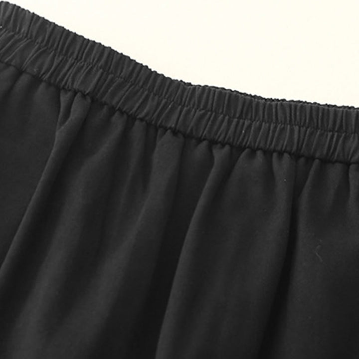 Pantalones casuales de algodón y poliéster con botones a presión y bolsillos para mujer de Buddha Stones - image 10