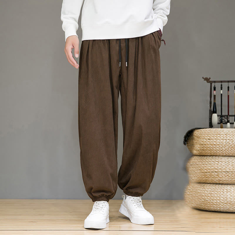 Pantalones tobilleros con forro polar y bolsillos Buddha Stones Commute Plain para hombre - SaddleBrown - US/UK/AU46, EU56 (5XL) - image 16
