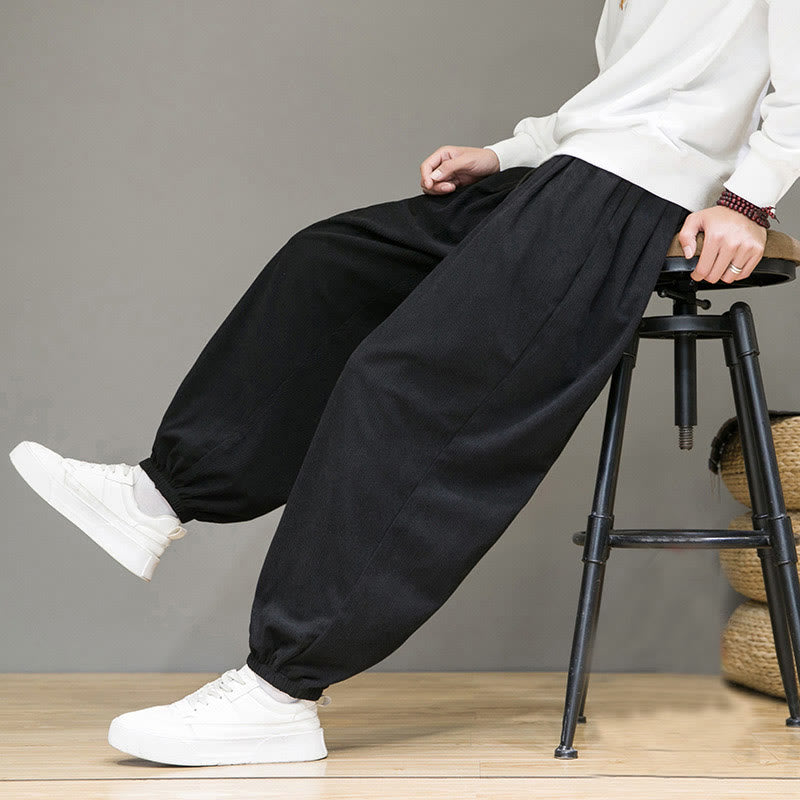 Pantalones tobilleros con forro polar y bolsillos Buddha Stones Commute Plain para hombre - image 15