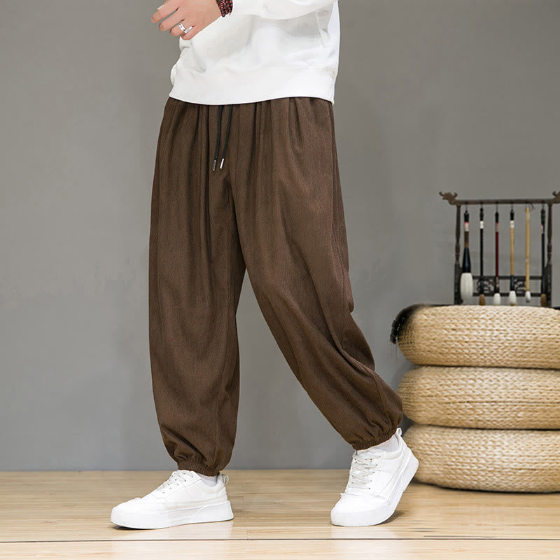 Pantalones tobilleros con forro polar y bolsillos Buddha Stones Commute Plain para hombre - image 17