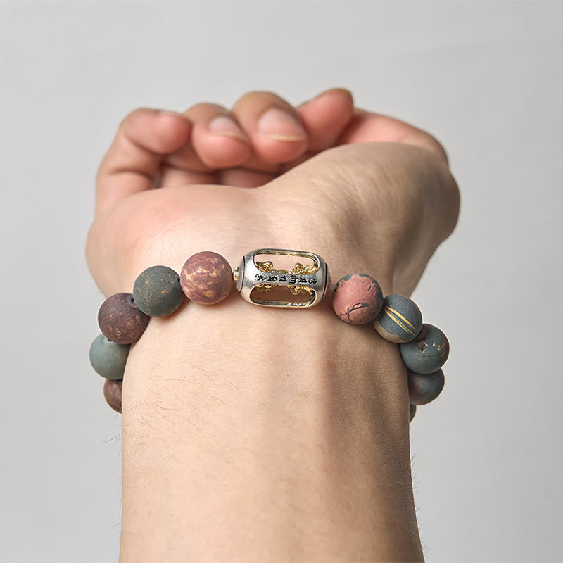 Pulsera energética Om Mani Padme Hum con Buddha Stones - image 3