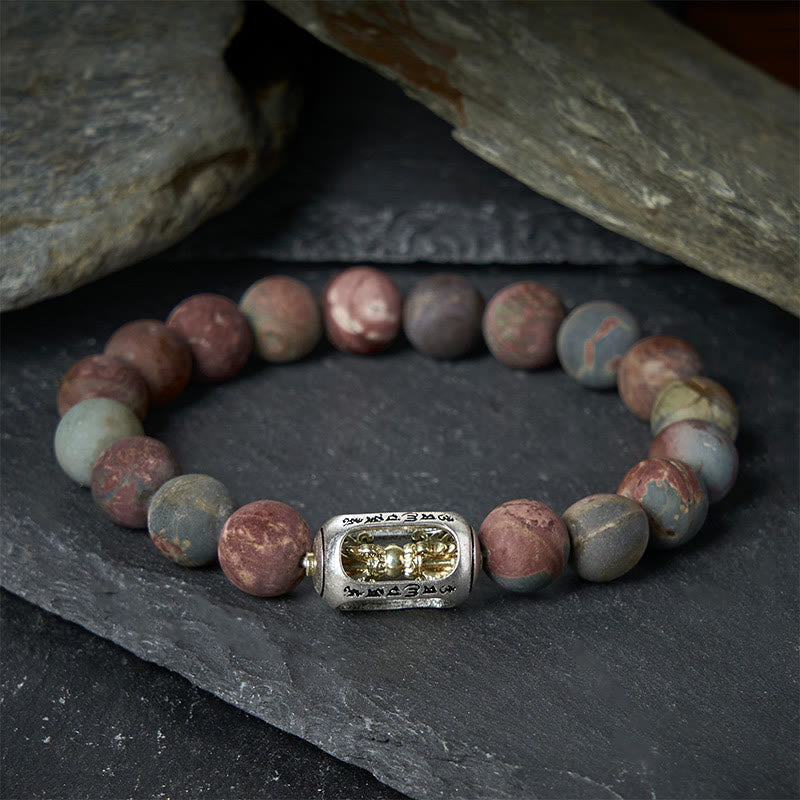 Pulsera energética Om Mani Padme Hum con Buddha Stones - image 1