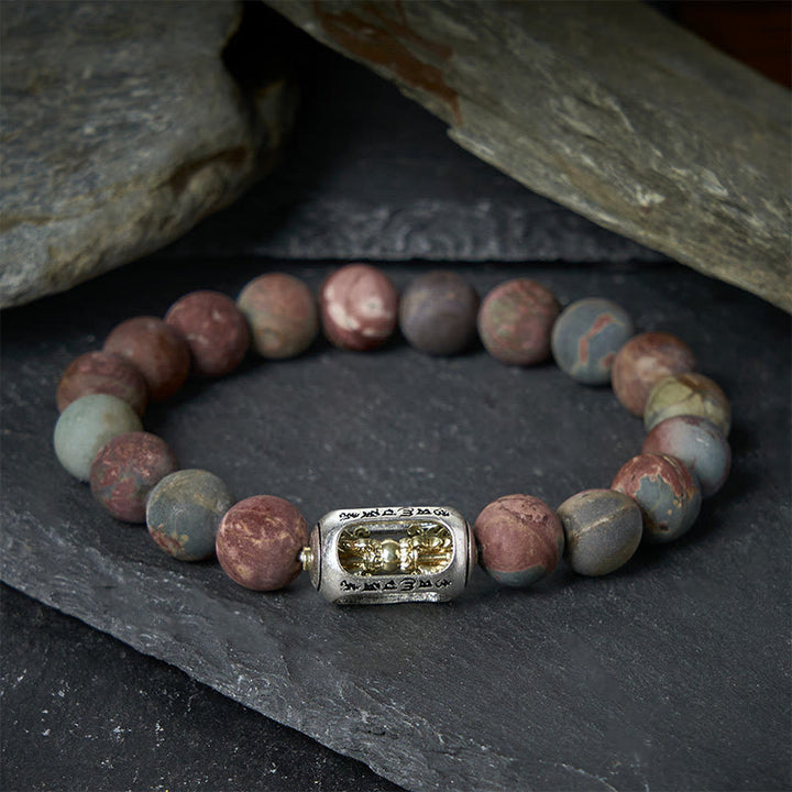 Pulsera energética Om Mani Padme Hum con Buddha Stones - image 1