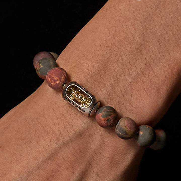 Pulsera energética Om Mani Padme Hum con Buddha Stones - image 2