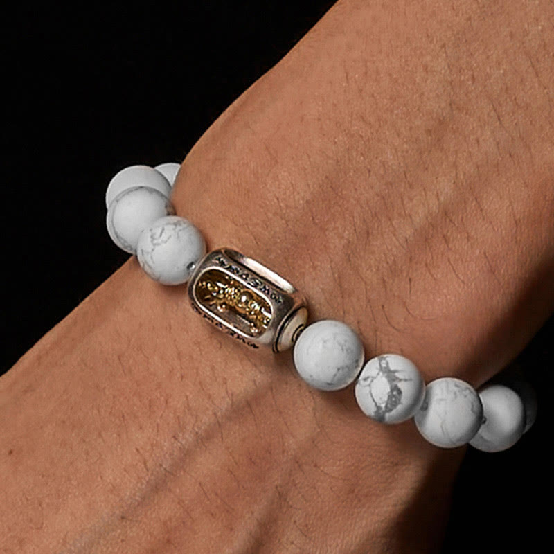 Pulsera con Buddha Stones y bendición Om Mani Padme Hum - image 2