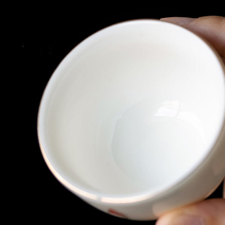 Taza de té de kung fu con pez koi y piedras de Buddha Stones - image 8