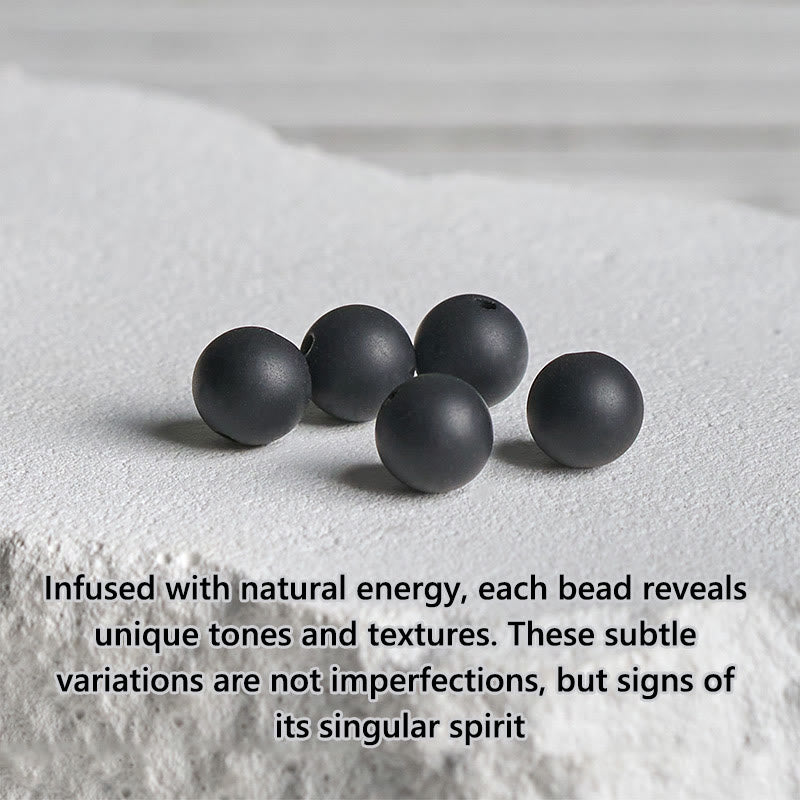 Pulsera de la fortuna con Buddha Stones de ónix negro esmerilado natural y piedra de lava cuadrada - image 7