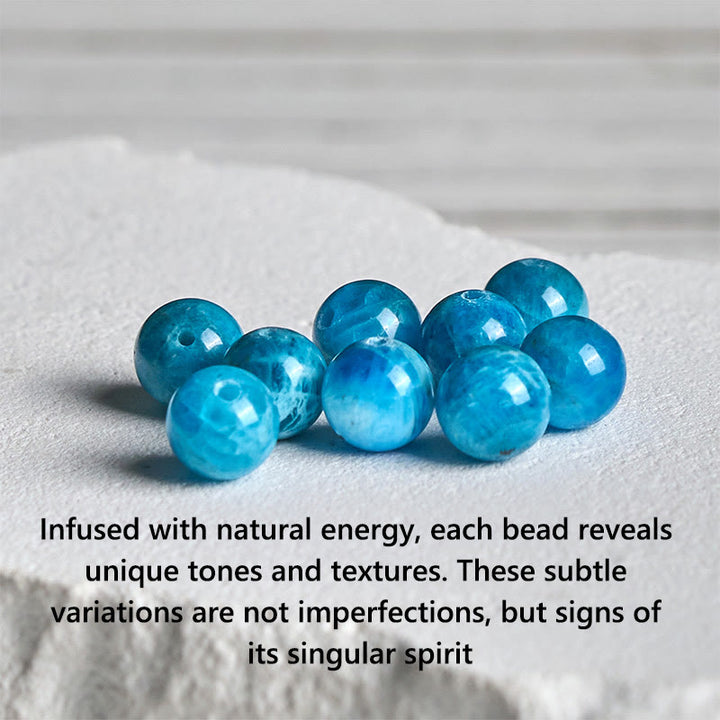 Pulsera creativa de apatita natural de loto y plata de ley 925 con Buddha Stones - image 5