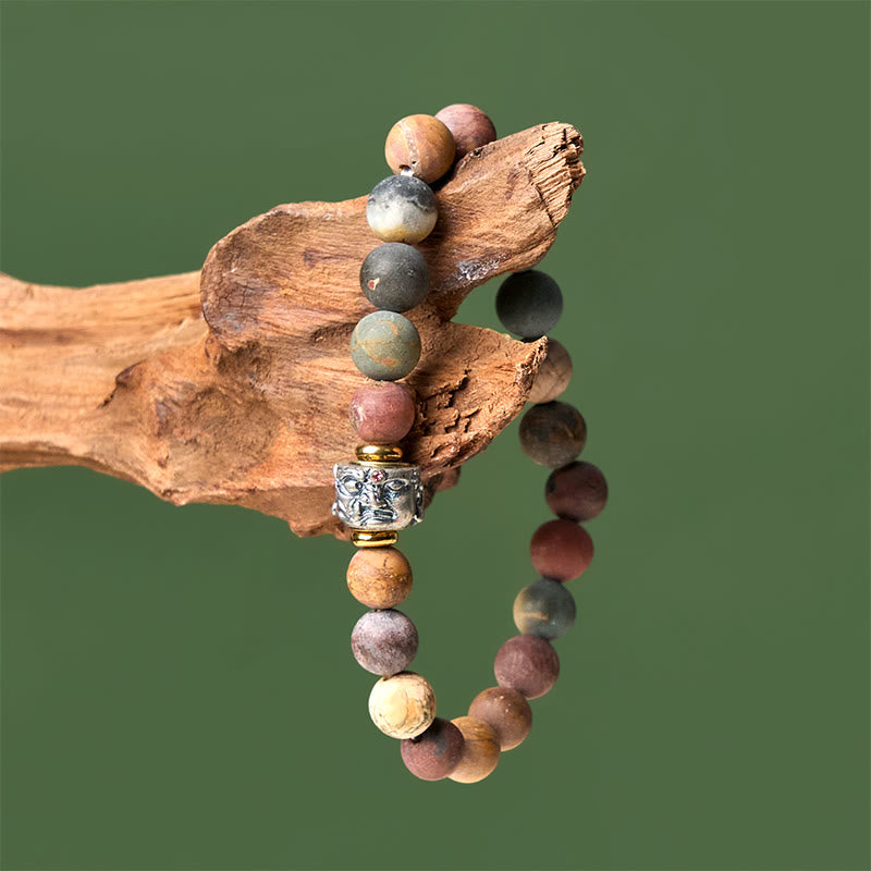 Pulsera energética con cara de Buddha Stones - image 3