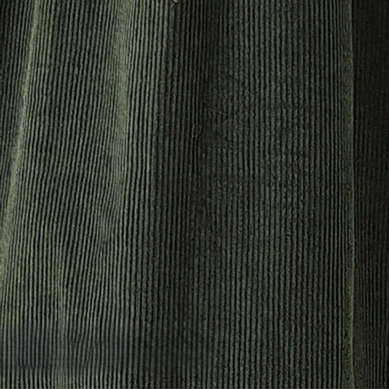 Vestido midi sin mangas de pana de algodón con diseño retro de Buddha Stones otoñales y bolsillos. - image 10