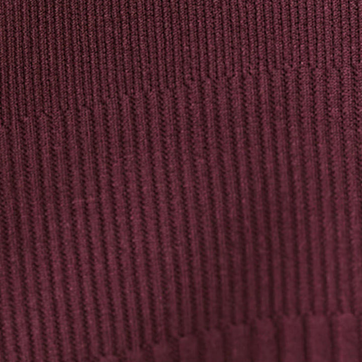 Vestido midi de invierno con diseño de dobladillo irregular, cuello alto, manga larga y bolsillos de Buddha Stones - image 8