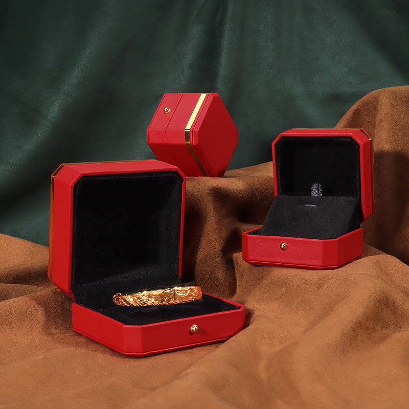 Caja de almacenamiento de joyas Caja de regalo de cuero PU - image 19
