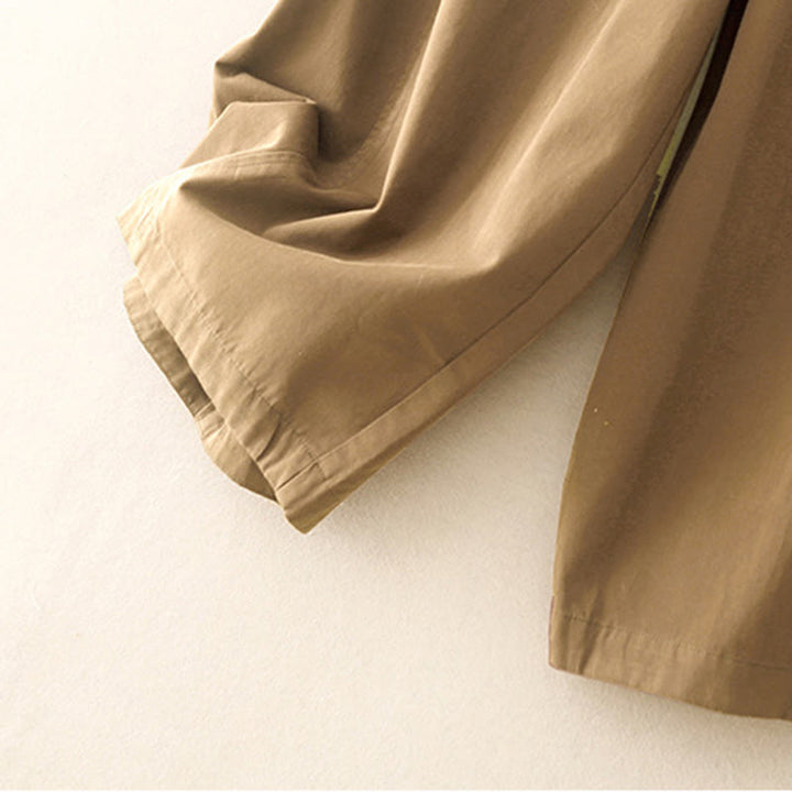 Pantalones harén de algodón para mujer con bolsillos, de largo 7-8, con estampado Buddha Stones - image 3