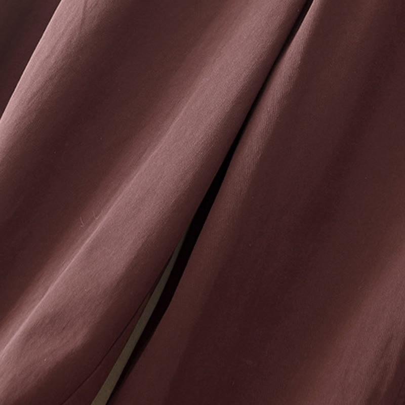 Pantalones harén de algodón para mujer con bolsillos, de largo 7-8, con estampado Buddha Stones - image 7