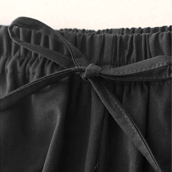 Pantalones harén de algodón para mujer con bolsillos, de largo 7-8, con estampado Buddha Stones - image 14