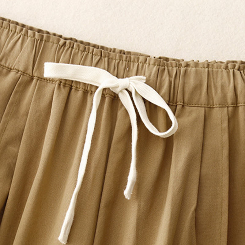 Pantalones casuales de algodón y poliéster con bolsillos para mujer de Buddha Stones - image 3