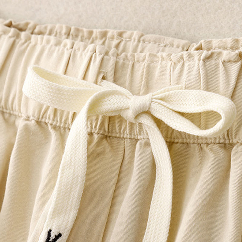 Pantalones casuales de algodón y poliéster con bolsillos para mujer de Buddha Stones - image 8