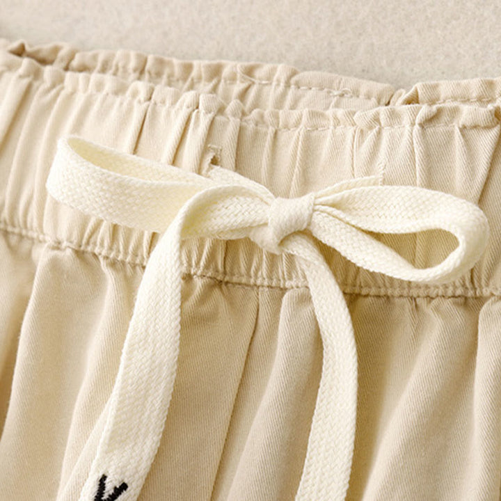 Pantalones casuales de algodón y poliéster con bolsillos para mujer de Buddha Stones - image 8
