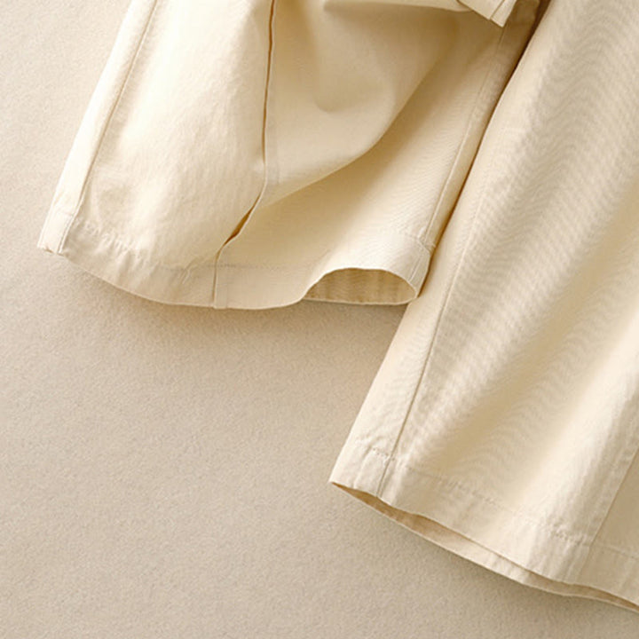 Pantalones casuales de algodón y poliéster con bolsillos para mujer de Buddha Stones - image 11