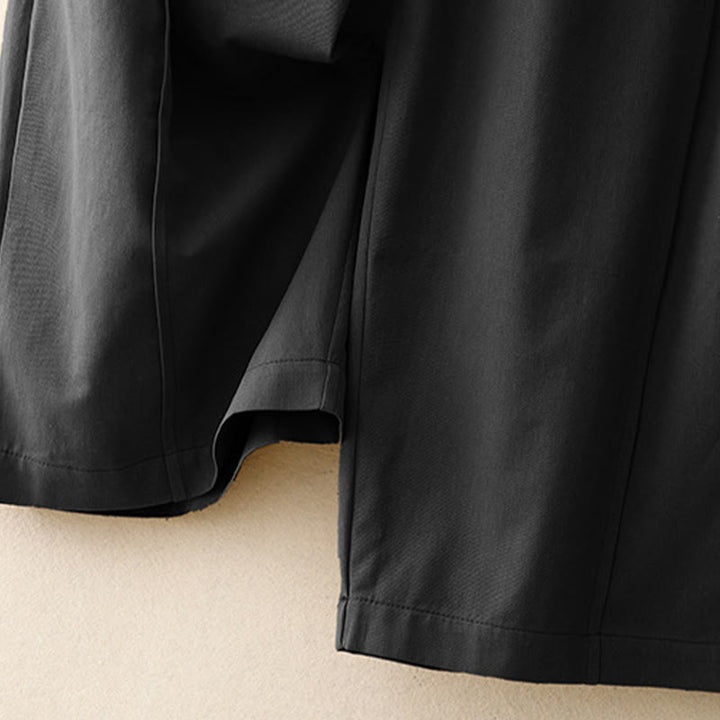 Pantalones casuales de algodón y poliéster con bolsillos para mujer de Buddha Stones - image 17