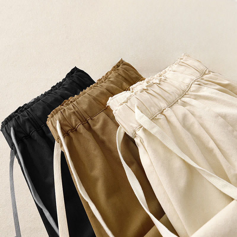 Pantalones casuales de algodón y poliéster con bolsillos para mujer de Buddha Stones - image 19