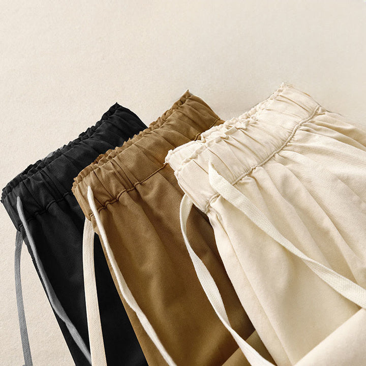 Pantalones casuales de algodón y poliéster con bolsillos para mujer de Buddha Stones - image 19