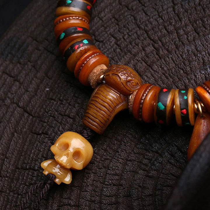 Pulsera de cuentas de Buddha Stones , El Señor del Bosque Cadáver, Recordatorios de nuestra impermanencia - image 2