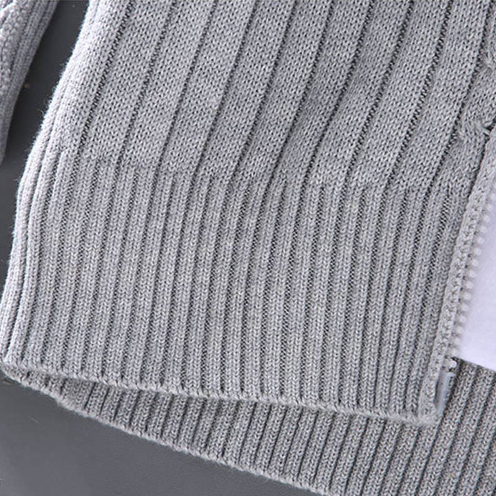 Chaqueta de algodón de manga larga y cuello alto para hombre con diseño de cremallera y estampado de Buddha Stones Spring Plain - image 8
