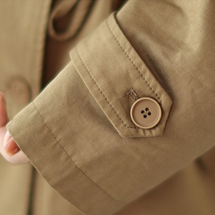 Chaqueta de algodón con botones y manga larga para mujer Buddha Stones - image 17