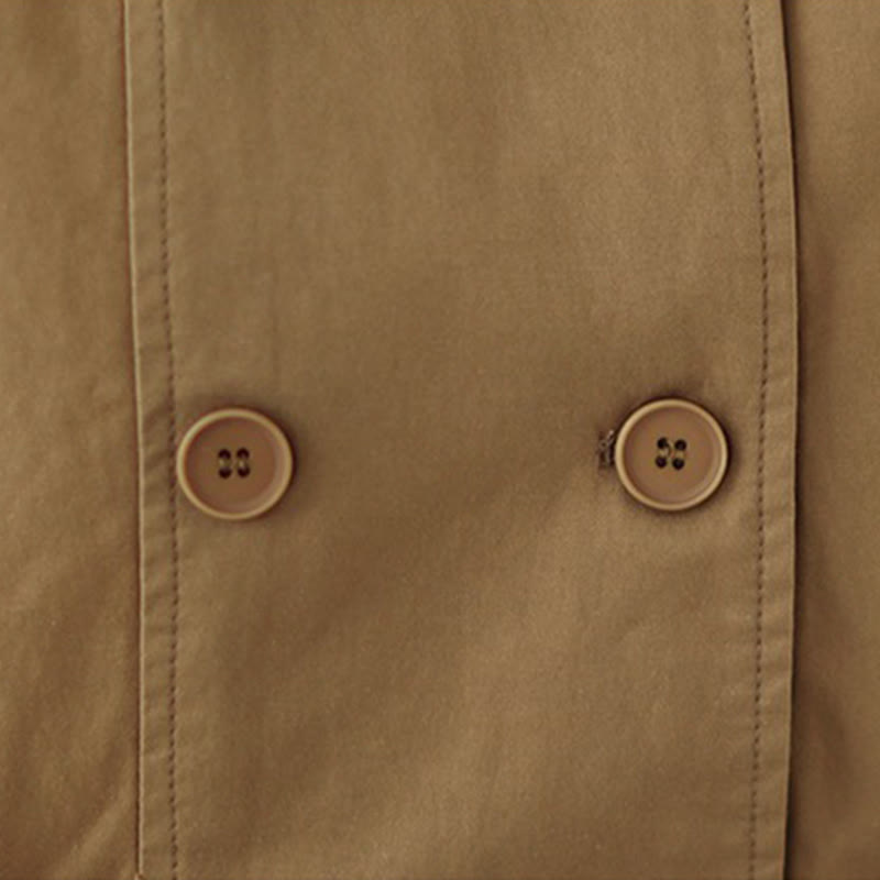 Chaqueta de algodón con botones y manga larga para mujer Buddha Stones - image 13