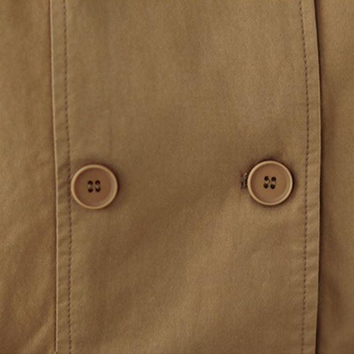 Chaqueta de algodón con botones y manga larga para mujer Buddha Stones - image 13