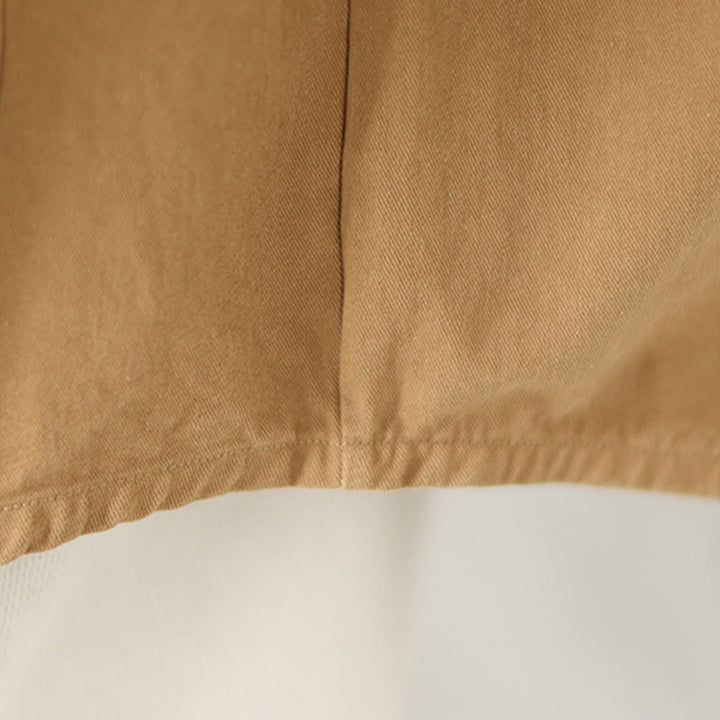 Chaqueta de algodón con botones y bolsillos de manga larga para mujer Buddha Stones - image 13