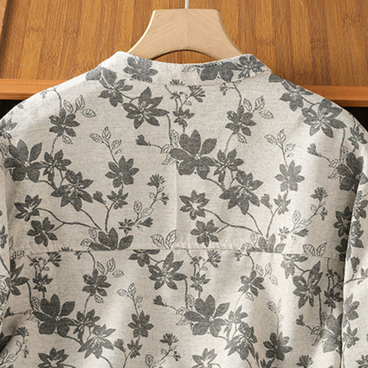 Camisa de poliéster de manga larga para mujer con estampado casual de Buddha Stones - image 3