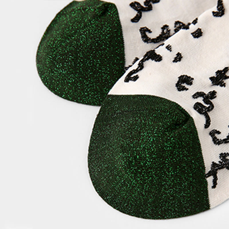Calcetines de algodón para mujer con diseño de caligrafía china y Buddha Stones a juego. - image 9