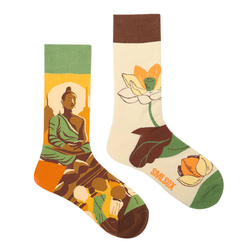 Buddha Stones , loto y libélula para mujer - Beige - Talla pequeña (US. 5,5-11,5, EU 36-42, UK/AU 3,5-9, Asia 23-26,5 cm) - image 0