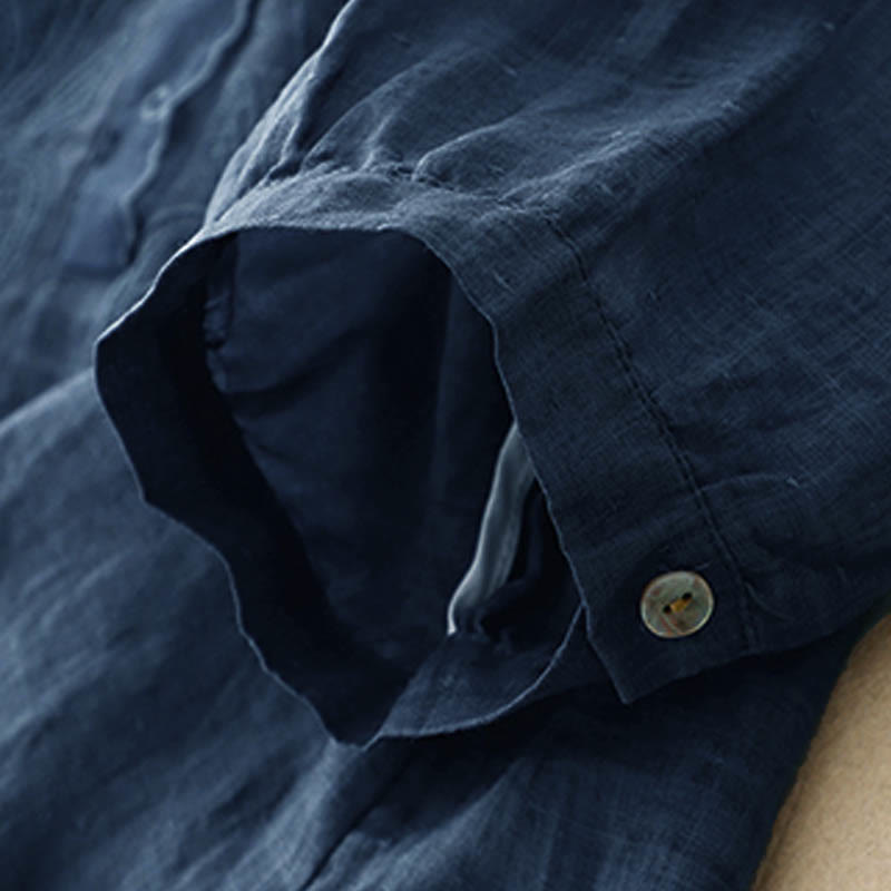 Camisa de media manga con cuello en V y mariposa de Buddha Stones para mujer - image 19