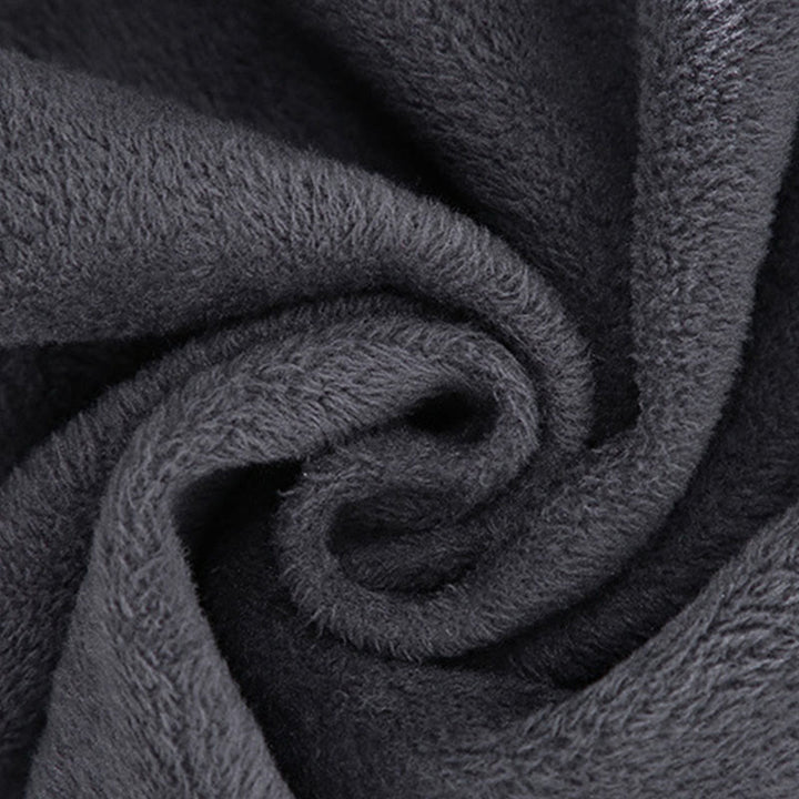 Chaqueta térmica de manga larga Buddha Stones para hombre, de lino y ramio, con forro polar y bolsillos. - image 13