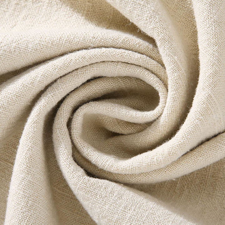 Chaqueta térmica de manga larga con cuello alto, forrada de felpa y de ramio-algodón con bolsillos para hombre de Buddha Stones. - image 14