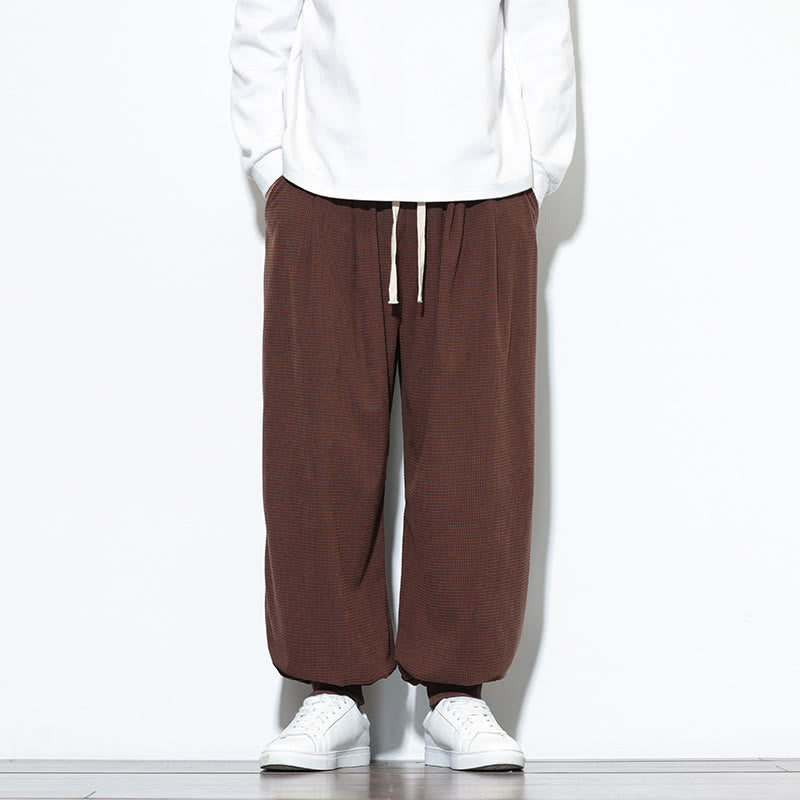 Pantalones de Buddha Stones y bolsillos. - SaddleBrown - US/UK/AU46, EU56 (5XL) - image 56