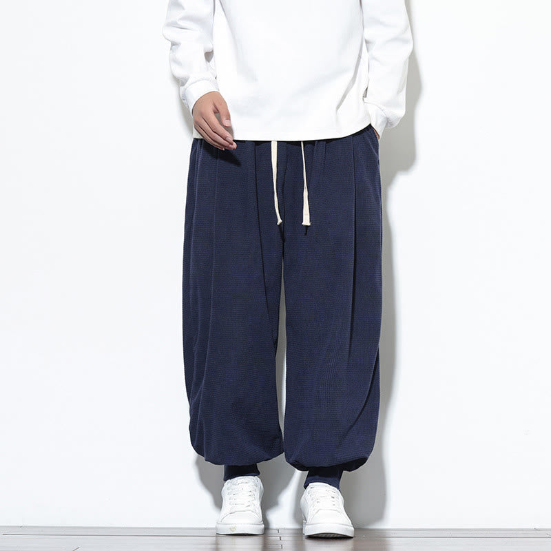 Pantalones de Buddha Stones y bolsillos. - Azul medianoche - US/UK/AU46, EU56 (5XL) - image 39