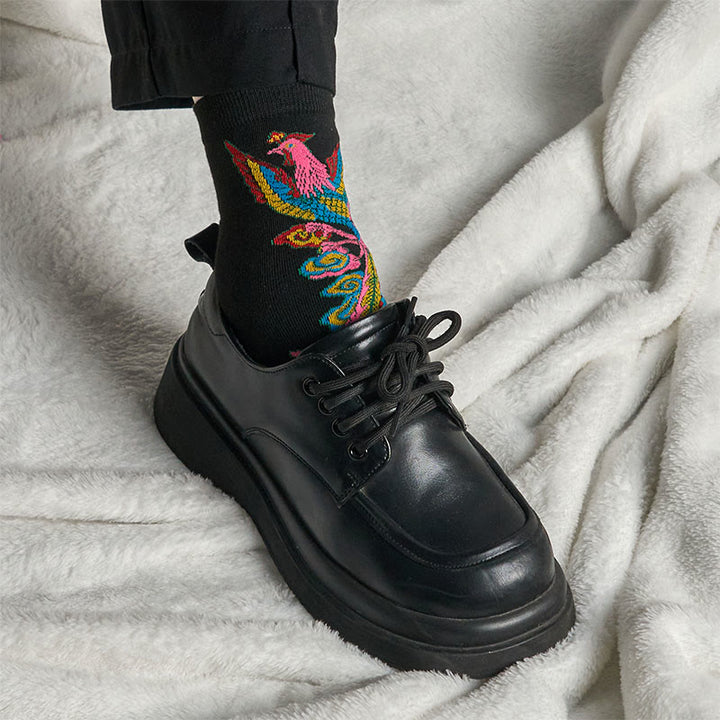 3 pares de calcetines casuales multicolores Phoenix Quarter para mujer de Buddha Stones - image 6