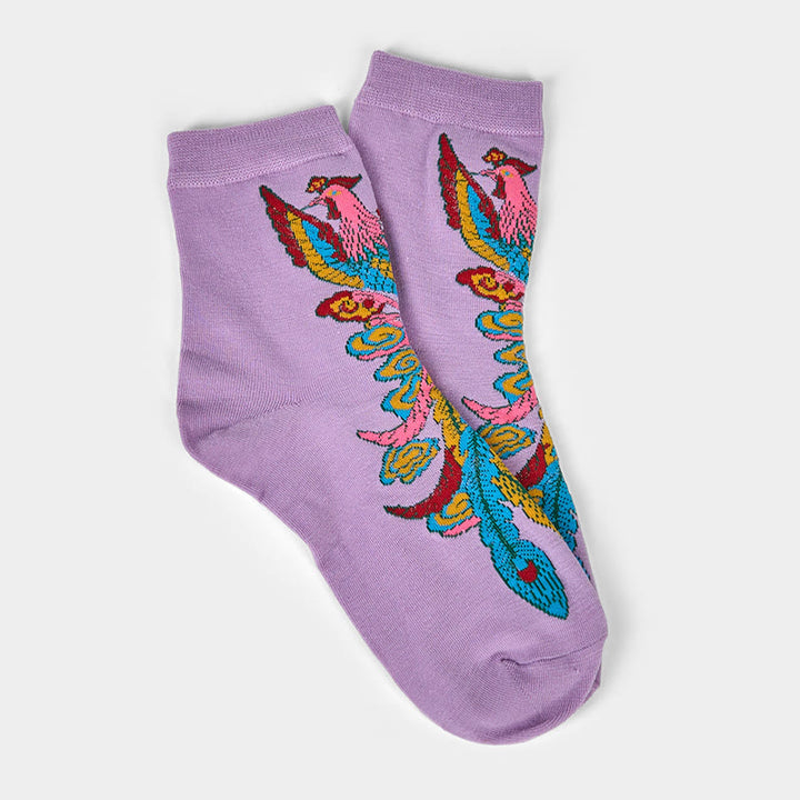 3 pares de calcetines casuales multicolores Phoenix Quarter para mujer de Buddha Stones - image 20