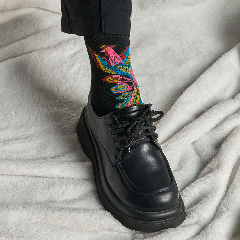 3 pares de calcetines casuales multicolores Phoenix Quarter para mujer de Buddha Stones - image 5