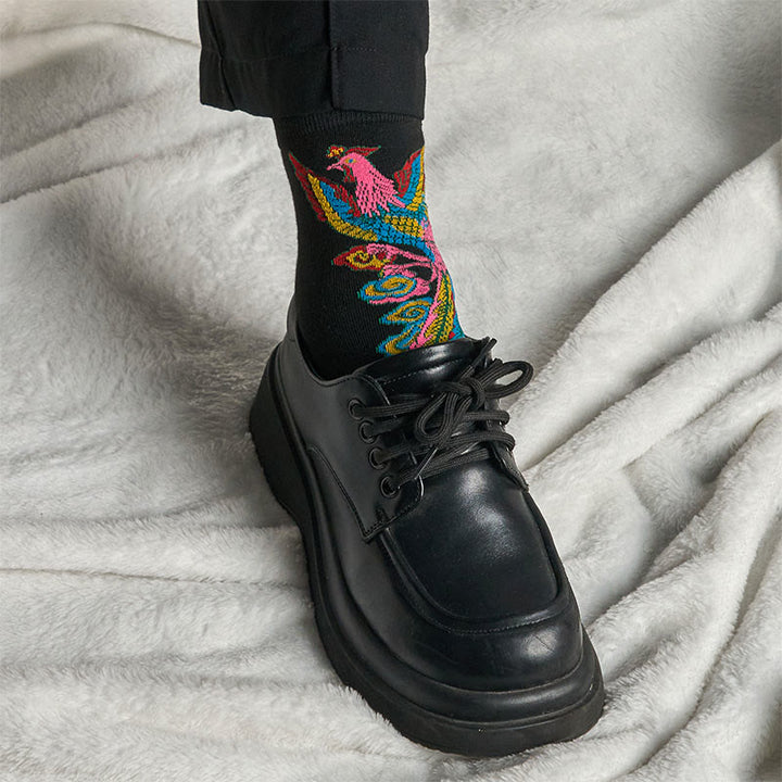 3 pares de calcetines casuales multicolores Phoenix Quarter para mujer de Buddha Stones - image 5