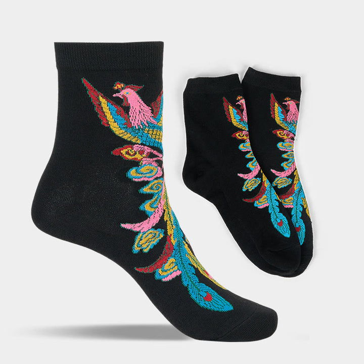 3 pares de calcetines casuales multicolores Phoenix Quarter para mujer de Buddha Stones - image 2