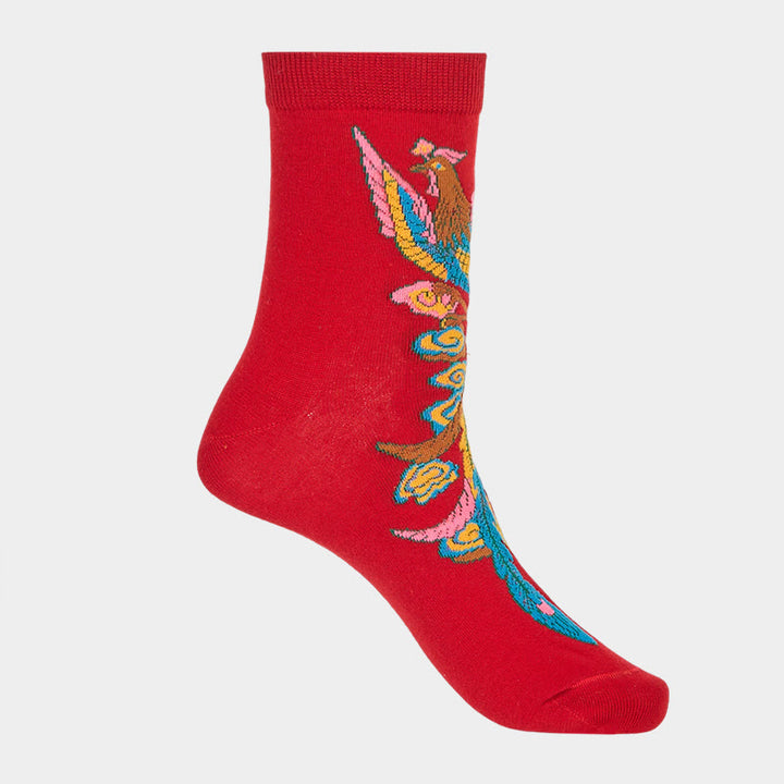 3 pares de calcetines casuales multicolores Phoenix Quarter para mujer de Buddha Stones - image 30